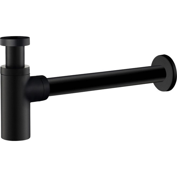 Сифон для умывальника Timo 958/03L, чёрный - фото 