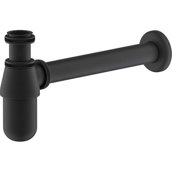 Сифон для умывальника Timo 960/03L, чёрный - фото 