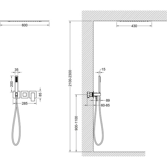 Душевая система для душа Timo Selene SX-2129/17SM, золото матовое - фото 5