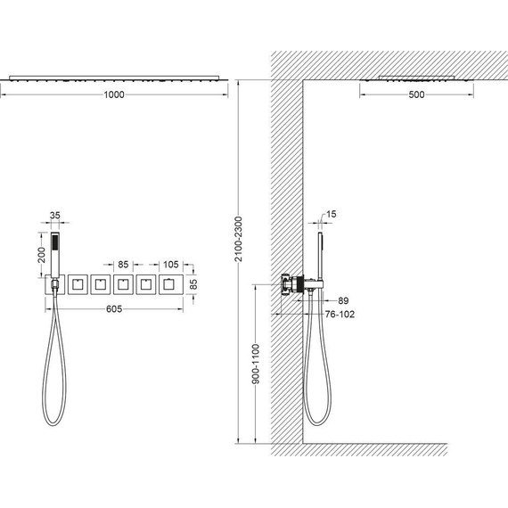 Душевая система для душа с термостатом Timo Petruma SX-5329/17SM, золото матовое - фото 6