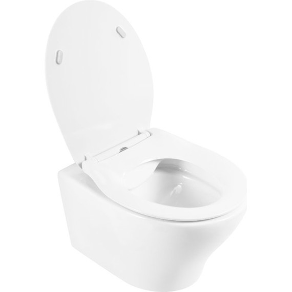 Инсталляция с подвесным безободковым унитазом BelBagno Acqua BB340CHR/BB2020SC/BB002-80/BB005-PR-CHROME (кнопка смыва Prospero, хром) - фото 4