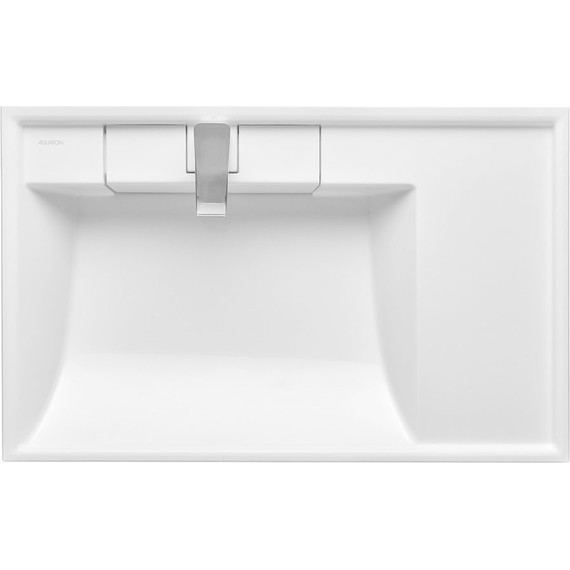 Тумба напольная с раковиной-столешницей Акватон Лондри 80 см 1A2671K2LHDR0, дуб рустикальный/белый - фото 10