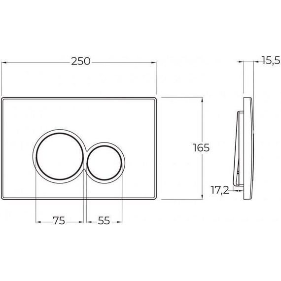 Инсталляция BelBagno с подвесным безободковым унитазом Cezares Eco CZR-526-TH-R/CZR-2040-SC/BB097/R.CR - фото 7