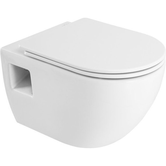 Инсталляция BelBagno с подвесным безободковым унитазом Cezares Eco CZR-526-TH-R/CZR-2040-SC/BB097/Q.CR - фото 6