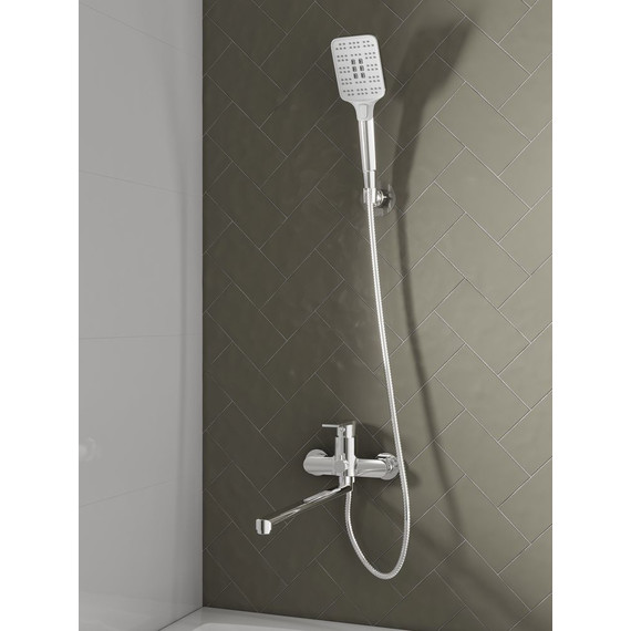 Смеситель для ванны Cersanit Brasko 64091, Цвет производителя: хром - фото 14