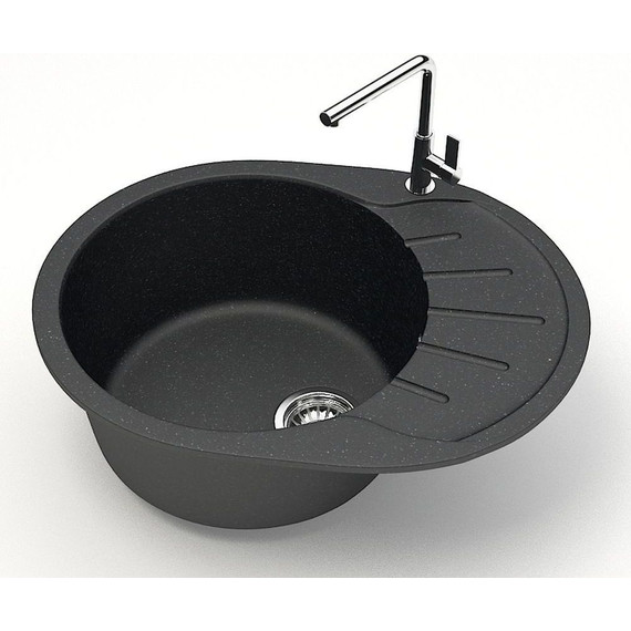 Кухонная мойка Azario Light CS00079920, чёрный, Цвет производителя: чёрный - фото 2