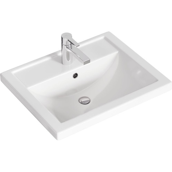 Тумба подвесная с раковиной Aqwella Urban 50 см URB0105DB, дуб балтийский, Цвет фасада: тёмное дерево - фото 5