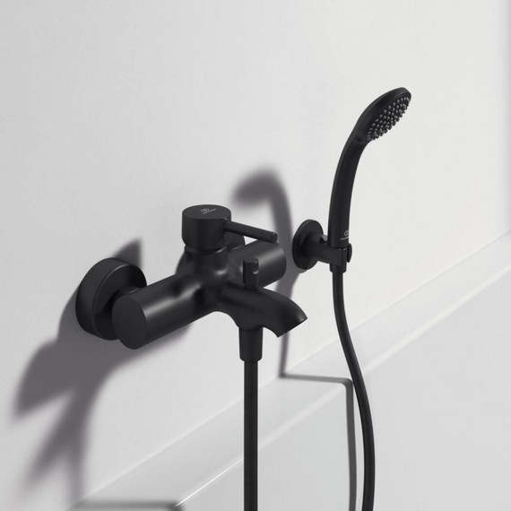 Смеситель для ванны Ideal Standard Ceraline BC270XG, черный матовый - фото 6