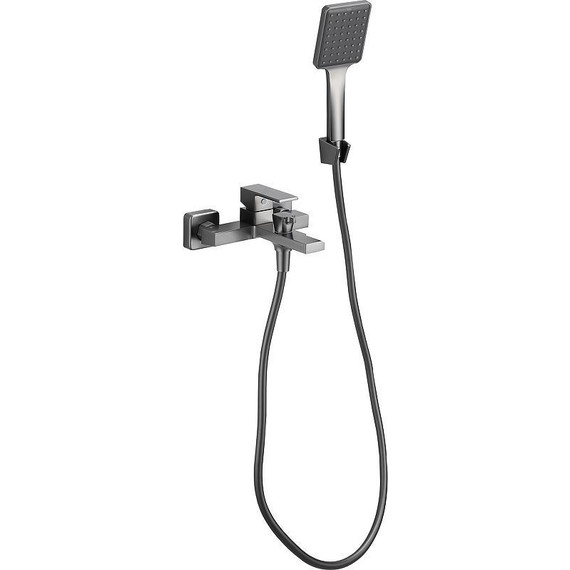 Смеситель для ванны Belz B60613-3, графит, Цвет производителя: оружейная сталь - фото 