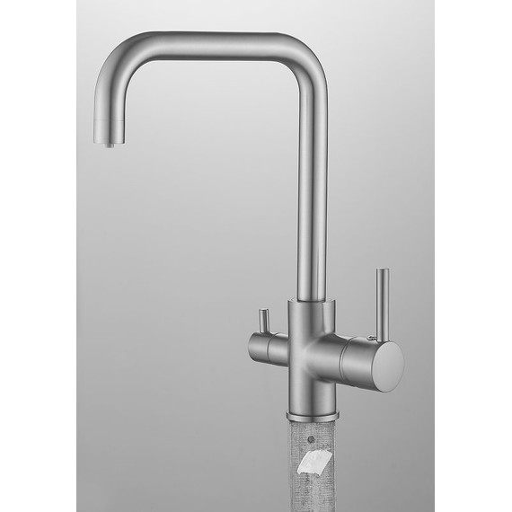 Смеситель для кухни Belz B76802-3, графит, Цвет производителя: оружейная сталь - фото 3