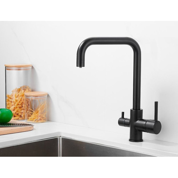 Смеситель для кухни Belz B76802-7, чёрный, Цвет производителя: чёрный - фото 2