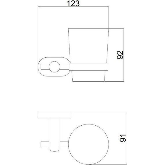 Стакан для зубных щеток Belz B90006 - фото 2
