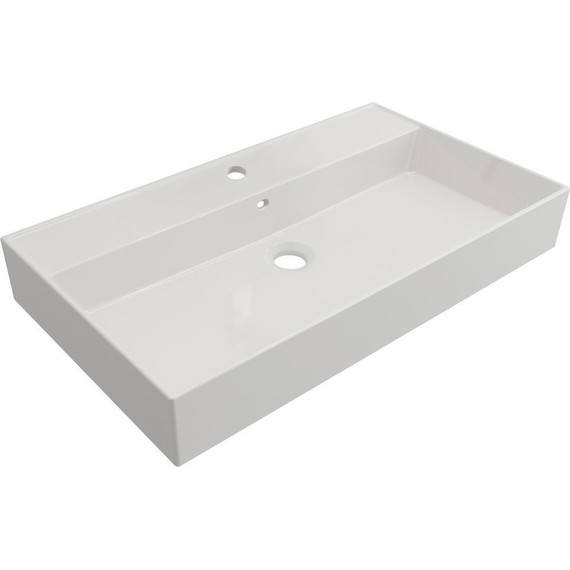 Тумба подвесная с раковиной Cezares MOLVENO 46-80-2C-SO-BET 80 см (раковина CZR-MIL-80-LVB), Beton - фото 10