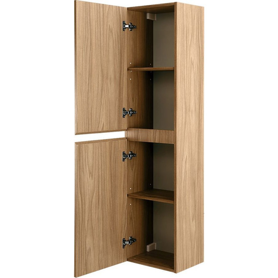 Пенал подвесной Cezares MOLVENO-1600-2A-SC-NC 40 см, Noce Chiaro - фото 3