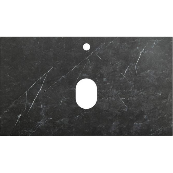 Тумба подвесная со столешницей Cezares MOLVENO 46-80-2C-SO-BET 80 см, Beton/Marmo Nero Opaco - фото 10