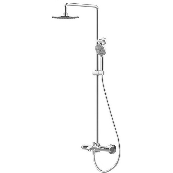 Душевая стойка с термостатом BRAVAT WATERFALL F639114C-A2-RUS - фото 3