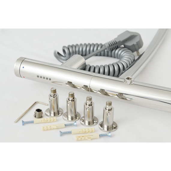 Полотенцесушитель электрический Сунержа Галант 3.0 П6 800x400 мм 00-5800-8040 L - фото 5