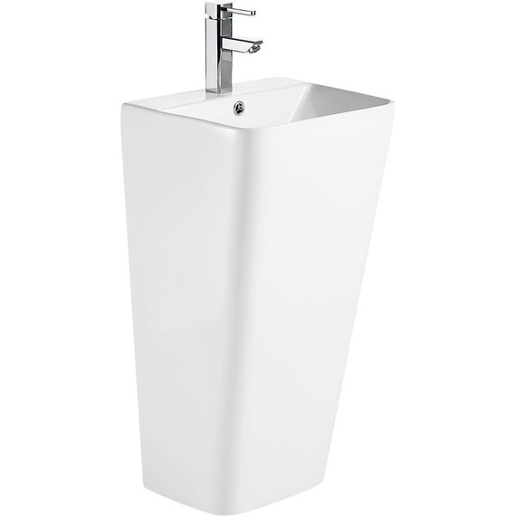 Раковина напольная Azario Fretta Square 44 см - фото 