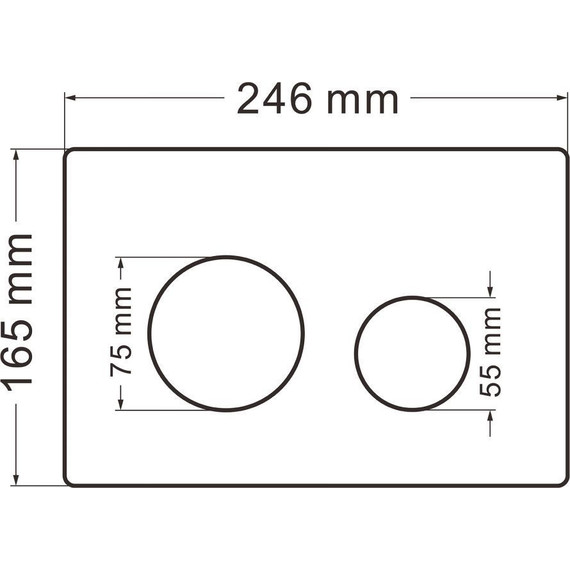 Кнопка смыва Abber AC0121RG, золото розовое - фото 2