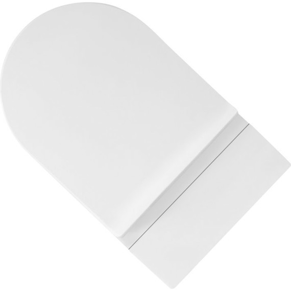 Унитаз подвесной безободковый импульсный Abber Bequem AC1105P с крышкой микролифт - фото 9