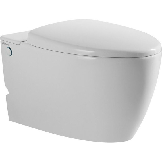 Унитаз подвесной безободковый импульсный Abber Bequem AC1107P с крышкой микролифт - фото 
