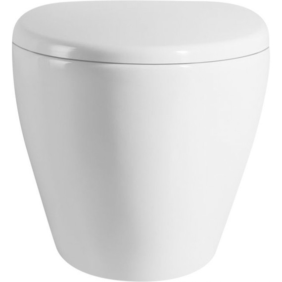 Унитаз подвесной безободковый импульсный Abber Bequem AC1107P с крышкой микролифт - фото 8