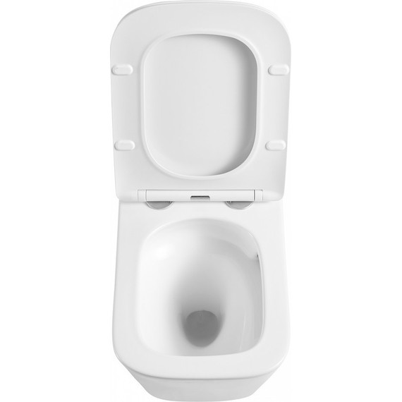 Унитаз подвесной безободковый Azario Teramo AZ-0052-UQ с крышкой микролифт (Система смыва торнадо) - фото 5