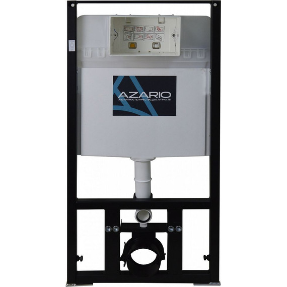 Инсталляция с подвесным безободковым унитазом Azario Gloria AZ-8010-1000+AZ-8200-0012+AZ-2003, Цвет производителя: белый - фото 2