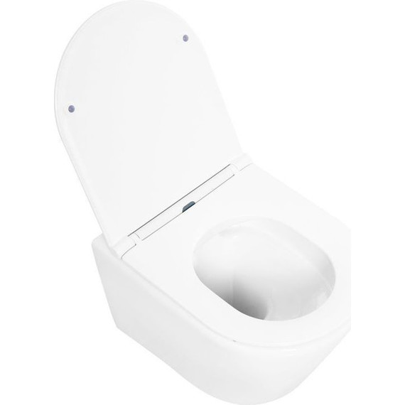 Инсталляция с подвесным безободковым унитазом BelBagno Tre BB8001CHR/SC/BB002-80/BB005-PR-CHROME - фото 3