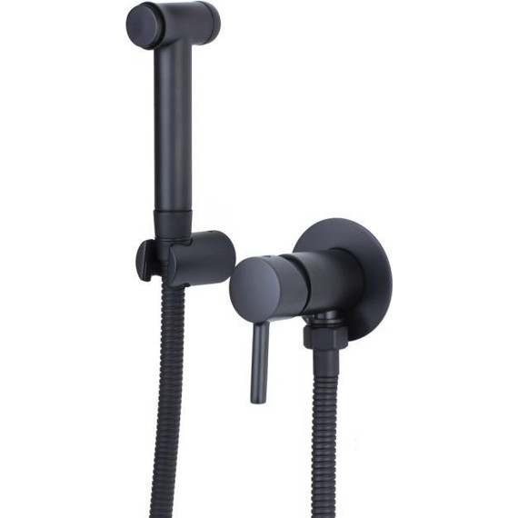 Набор для гигиенического душа Bronze de Luxe Scandi 14512B, черный матовый - фото 