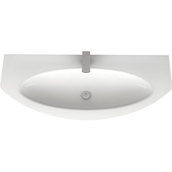 Тумба подвесная с раковиной Cezares Eden 90 см 55073, Rovere tabacco - фото 4