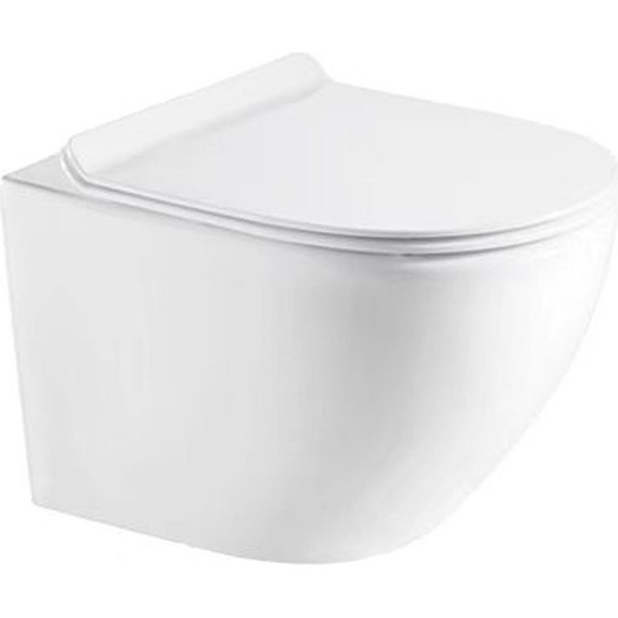 Инсталляция Alcaplast AM101/1120-4:1 RU с подвесным безободковым унитазом Azario Gloria AZ-2003 (кнопка хром глянец) - фото 3