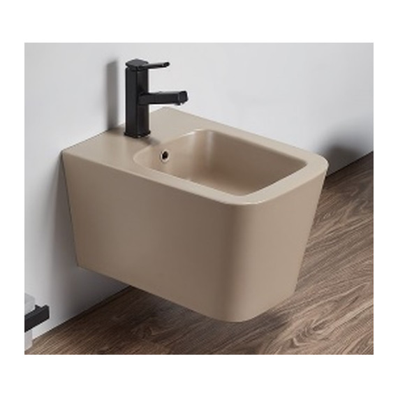 Биде подвесное CeramaLux 5370MC, капучино матовый - фото 