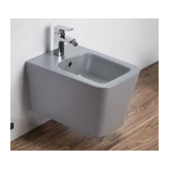 Биде подвесное CeramaLux 5370MH, светло-серый матовый - фото 