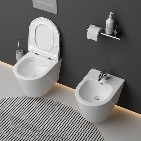 Биде подвесное Ceramicanova Forma CN3012 - фото 5