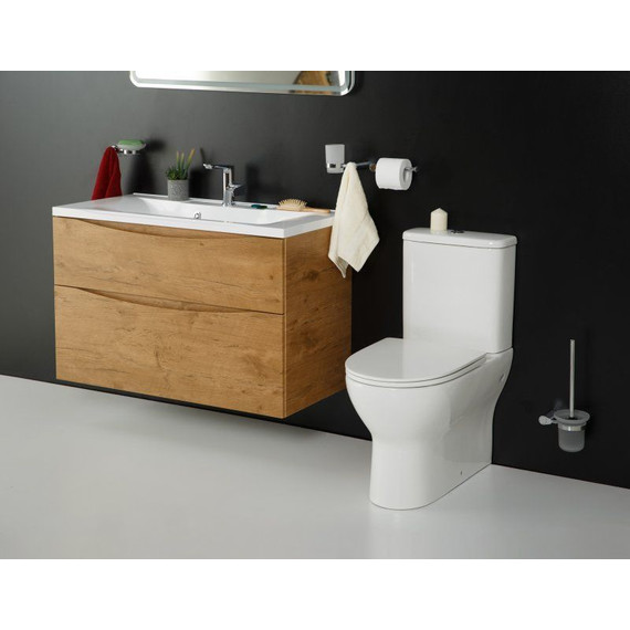 Унитаз-компакт безободковый BelBagno Energia BB8134CPR/SC с крышкой микролифт - фото 10