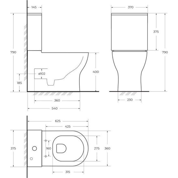Унитаз-компакт безободковый BelBagno Energia BB8134CPR/SC с крышкой микролифт - фото 11