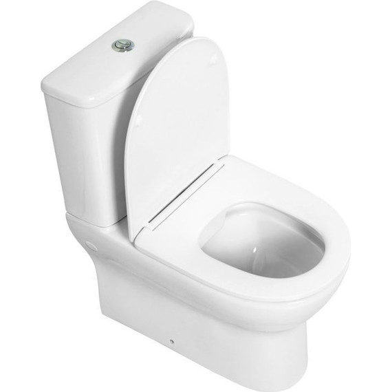 Унитаз-компакт безободковый BelBagno Energia BB8134CPR/SC с крышкой микролифт - фото 2