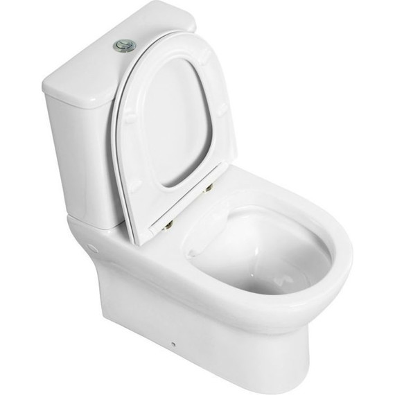 Унитаз-компакт безободковый BelBagno Energia BB8134CPR/SC с крышкой микролифт - фото 3