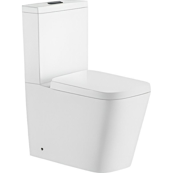 Унитаз-компакт CeramaLux Rimless K2170-1 с крышкой микролифт - фото 