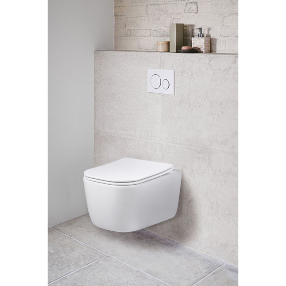 Унитаз подвесной безободковый Vincea Core VT1-28 с крышкой микролифт - фото 2