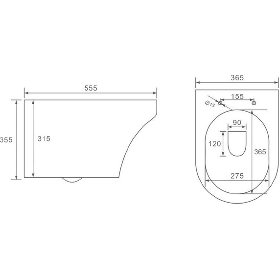 Унитаз подвесной безободковый Vincea Edge-M VT1-37 с крышкой микролифт - фото 11