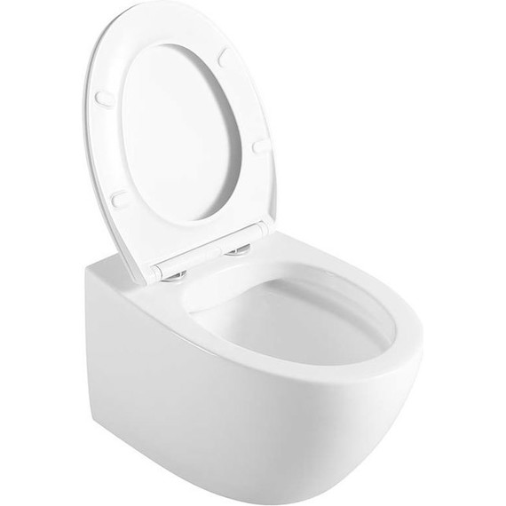 Унитаз подвесной безободковый Vincea Felice VT1-25 с крышкой микролифт - фото 4