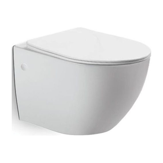 Унитаз подвесной безободковый Vincea Globo VT1-14 с крышкой микролифт - фото 