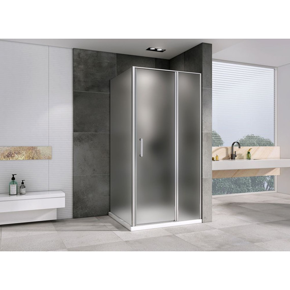 Душевое ограждение Abber Sonnenstrand 110x85 см AG04110MS-S85M, хром/матовое - фото 2