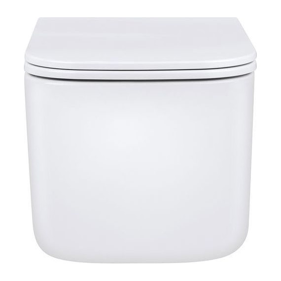 Унитаз подвесной безободковый Vincea Ultra VT1-32 с крышкой микролифт, Цвет производителя: белый - фото 3