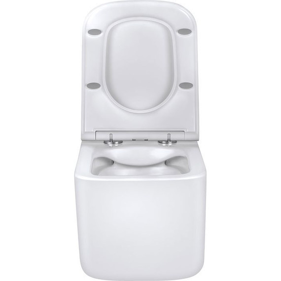 Унитаз подвесной безободковый Vincea Ultra VT1-32 с крышкой микролифт, Цвет производителя: белый - фото 6