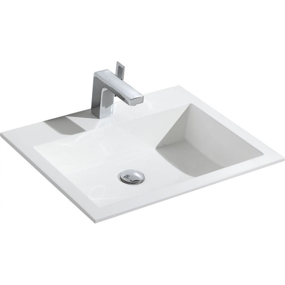 Тумба подвесная с раковиной Vincea Chiara 60 см VMC-2C600NO (раковина белая VCB-13600W), натуральный дуб - фото 8