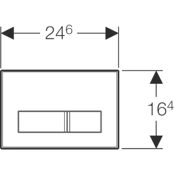 Кнопка смыва Vincea VFP-002CH - фото 2