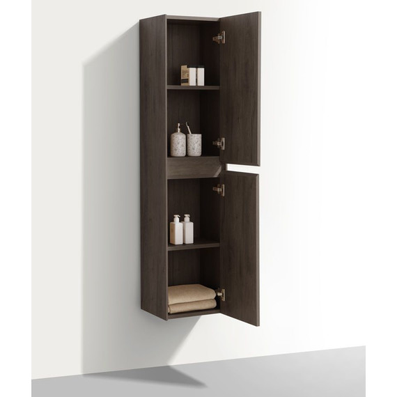 Пенал подвесной Vincea Chiara/Luka 35 см VSC-2CL150RO, тёмный дуб - фото 2